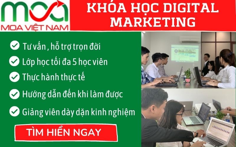 Khóa học Digital Marketing tại MOA Việt Nam