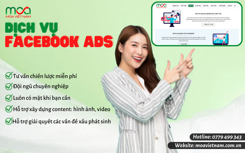 Dịch vụ quảng cáo facebook MOA Việt Nam