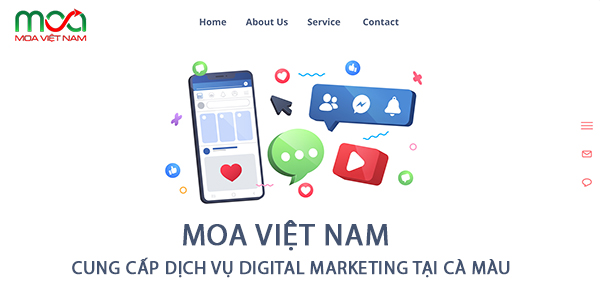 MOA Việt Nam – Cung cấp dịch vụ digital marketing tại Cà Mau